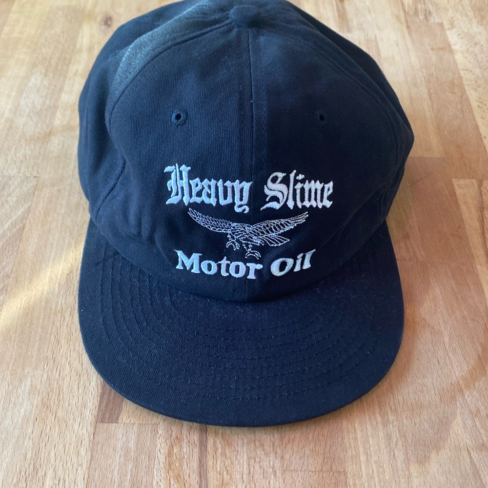 Heavy Slime Motor Oil 6 panel snap back great condition SOLD OUT